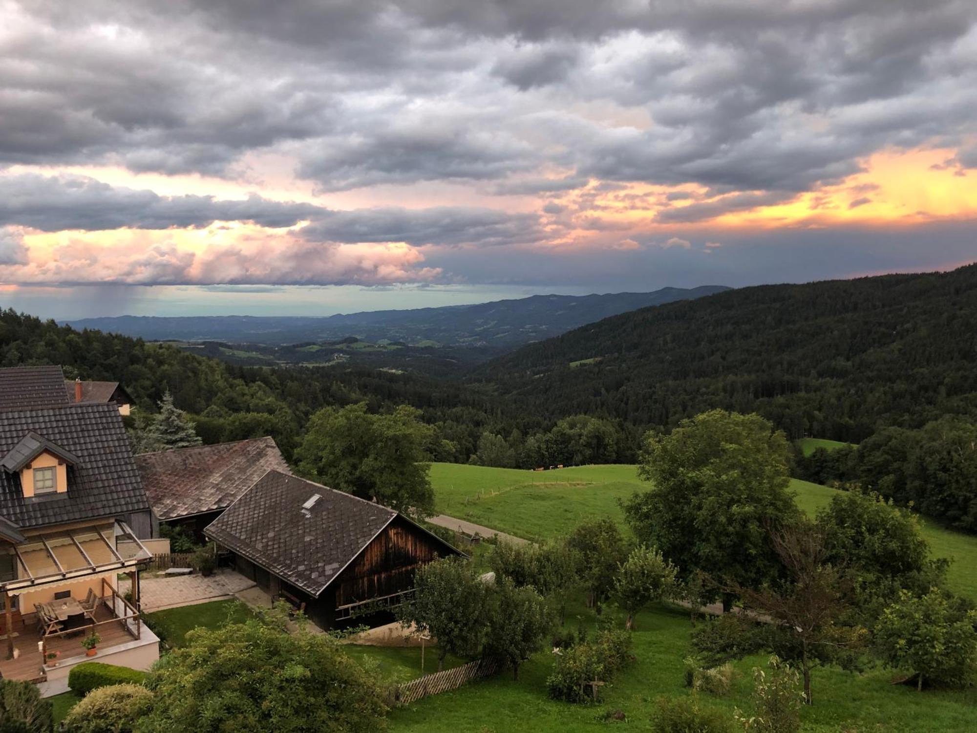 Апартаменты Mauthnerhube Uebernachten Mit Aussicht Sankt Oswald ob Eibiswald Экстерьер фото