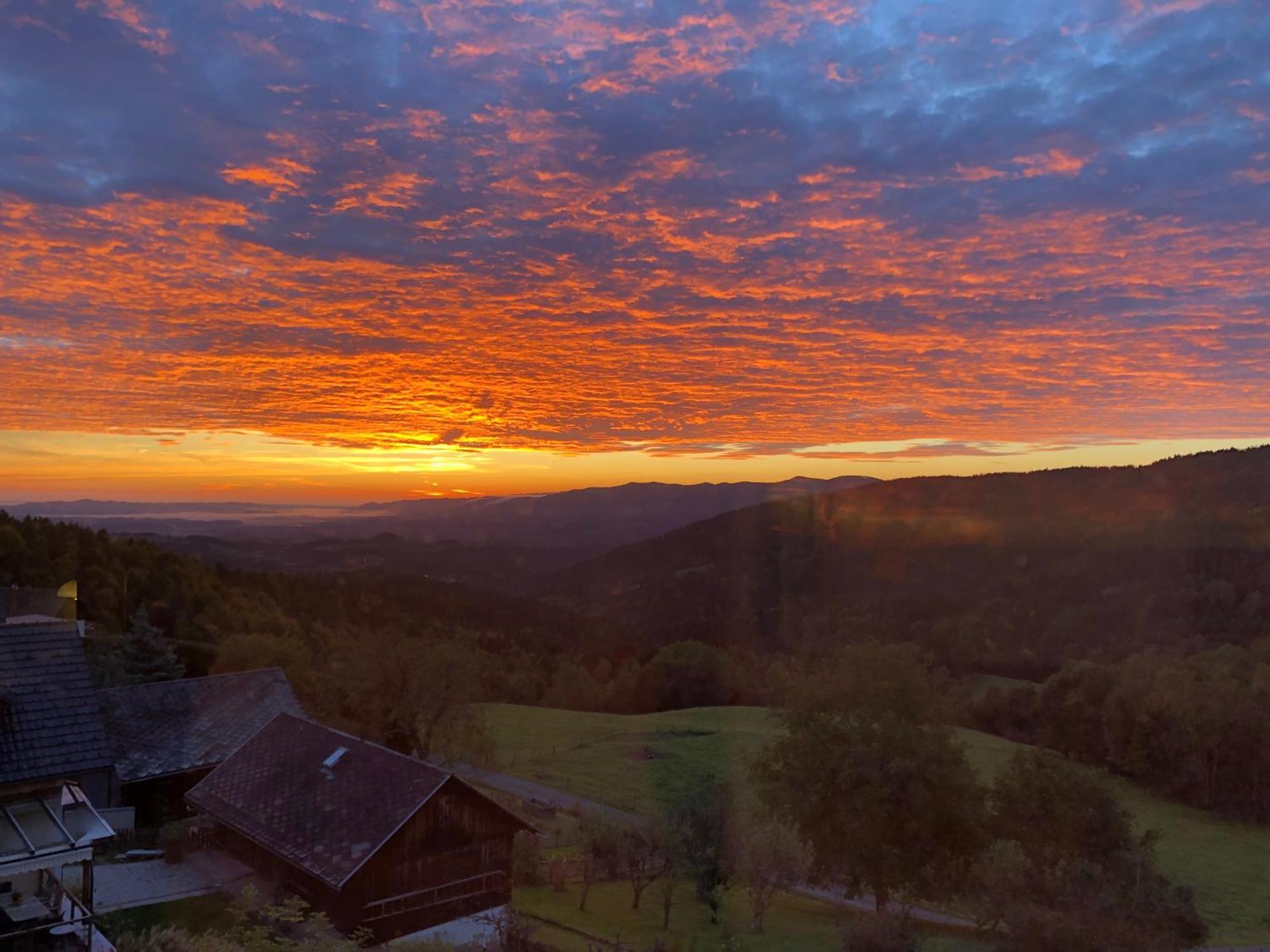 Апартаменты Mauthnerhube Uebernachten Mit Aussicht Sankt Oswald ob Eibiswald Экстерьер фото